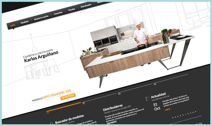 Página web Cocinas.com
