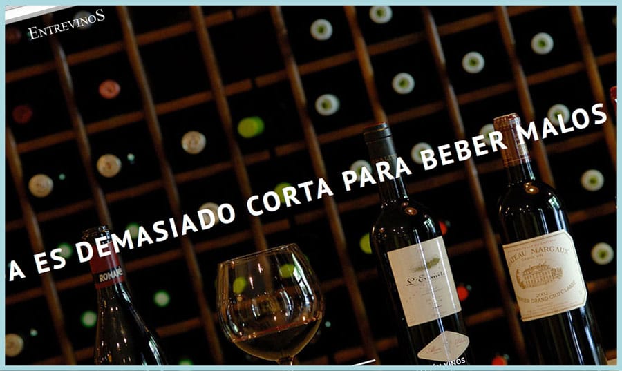 Página web de Entrevinos