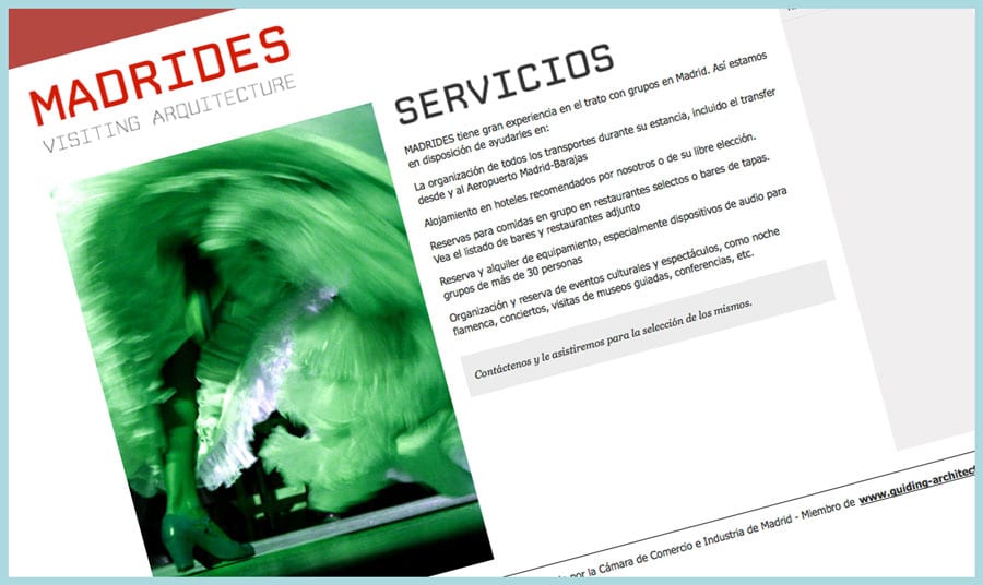 Página web Madrides