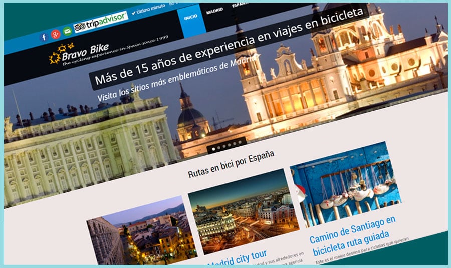 Web y tienda online Bravobike