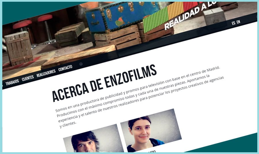 Pagina web Enzofilms